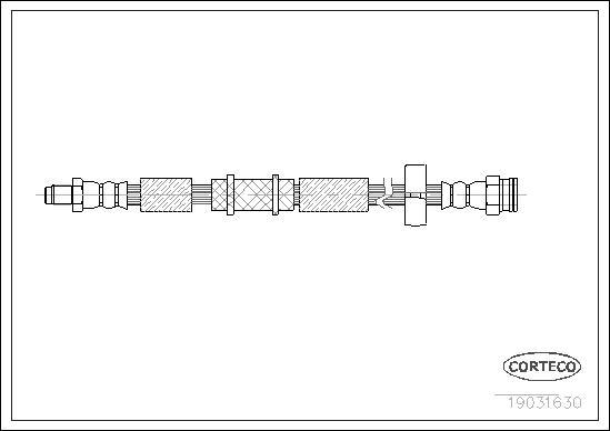 Corteco 19031630 - Flessibile del freno www.autoricambit.com