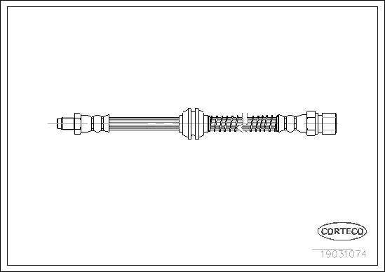 Corteco 19031074 - Flessibile del freno www.autoricambit.com