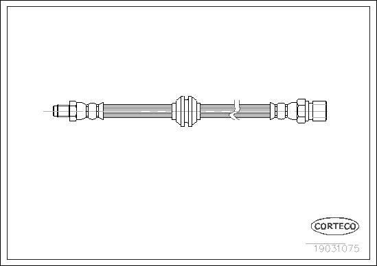 Corteco 19031075 - Flessibile del freno www.autoricambit.com