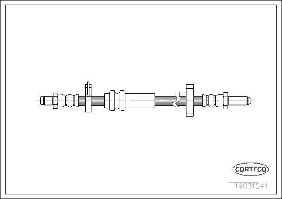 Corteco 19031241 - Flessibile del freno www.autoricambit.com