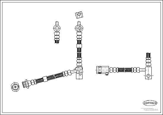 Corteco 19033544 - Flessibile del freno www.autoricambit.com