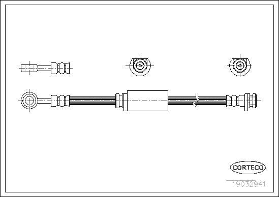 Corteco 19032941 - Flessibile del freno www.autoricambit.com