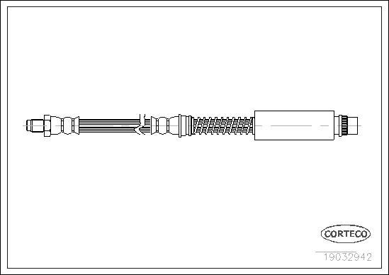 Corteco 19032942 - Flessibile del freno www.autoricambit.com