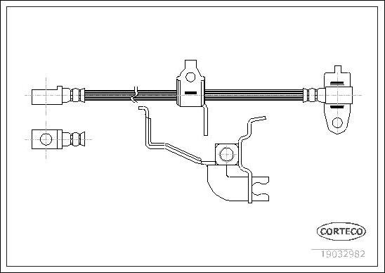 Corteco 19032982 - Flessibile del freno www.autoricambit.com