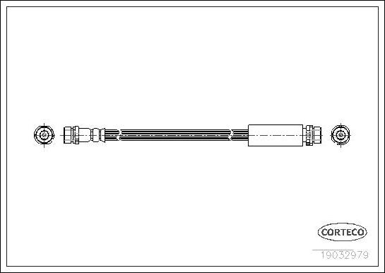 Corteco 19032979 - Flessibile del freno www.autoricambit.com