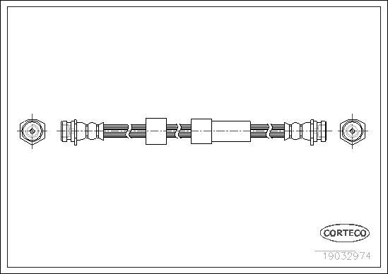 Corteco 19032974 - Flessibile del freno www.autoricambit.com