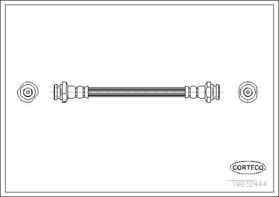 Corteco 19032444 - Flessibile del freno www.autoricambit.com