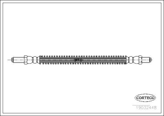 Corteco 19032448 - Flessibile del freno www.autoricambit.com