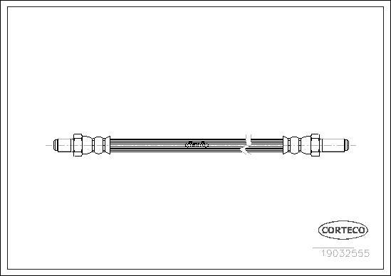 Corteco 19032555 - Flessibile del freno www.autoricambit.com