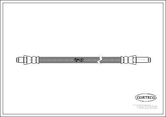 Corteco 19032558 - Flessibile del freno www.autoricambit.com