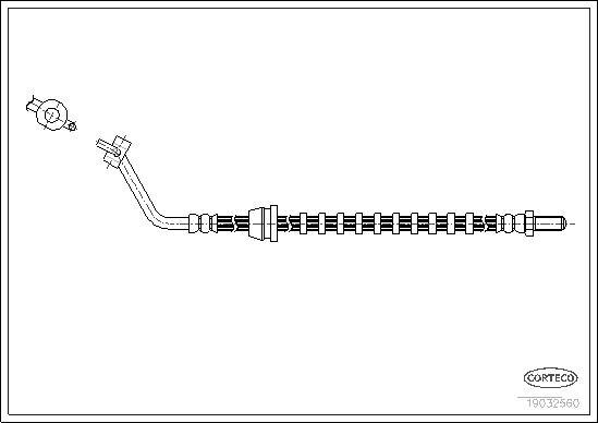 Corteco 19032560 - Flessibile del freno www.autoricambit.com