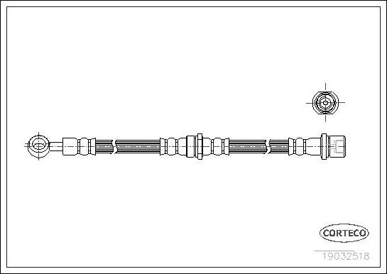 Corteco 19032518 - Flessibile del freno www.autoricambit.com