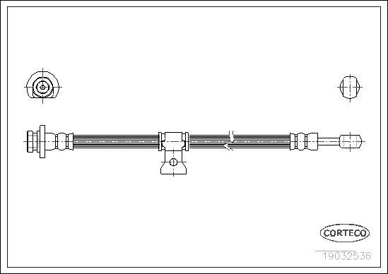 Corteco 19032536 - Flessibile del freno www.autoricambit.com