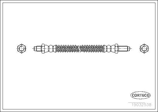 Corteco 19032538 - Flessibile del freno www.autoricambit.com