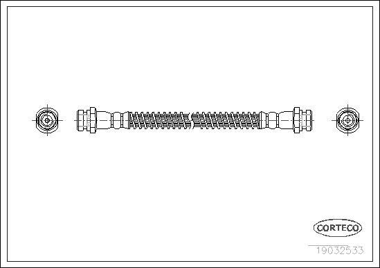 Corteco 19032533 - Flessibile del freno www.autoricambit.com