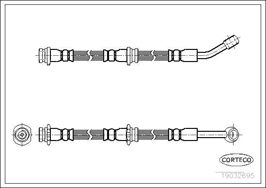 Corteco 19032695 - Flessibile del freno www.autoricambit.com