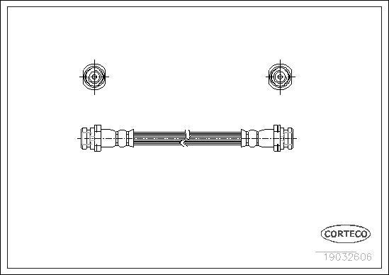 Corteco 19032606 - Flessibile del freno www.autoricambit.com