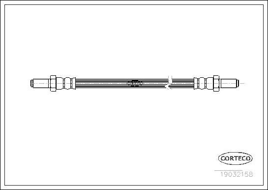 Corteco 19032158 - Flessibile del freno www.autoricambit.com