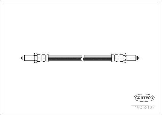 Corteco 19032167 - Flessibile del freno www.autoricambit.com