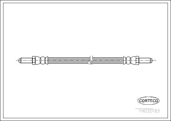 Corteco 19032183 - Flessibile del freno www.autoricambit.com