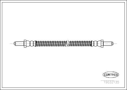 Corteco 19032135 - Flessibile del freno www.autoricambit.com