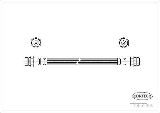 Corteco 19032805 - Flessibile del freno www.autoricambit.com
