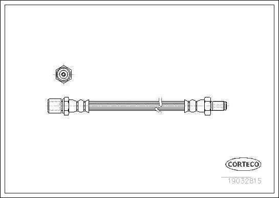 Corteco 19032815 - Flessibile del freno www.autoricambit.com