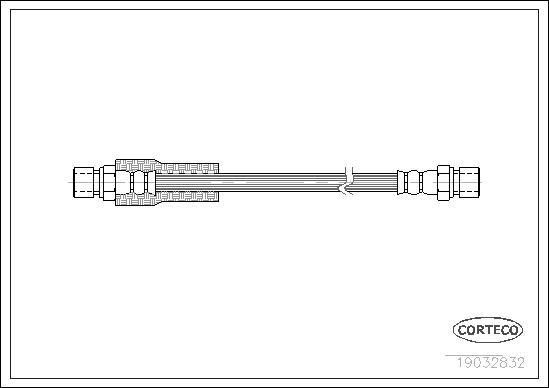 Corteco 19032832 - Flessibile del freno www.autoricambit.com