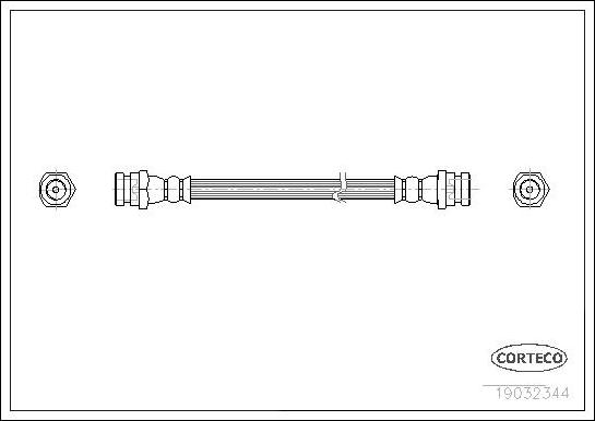 Corteco 19032344 - Flessibile del freno www.autoricambit.com