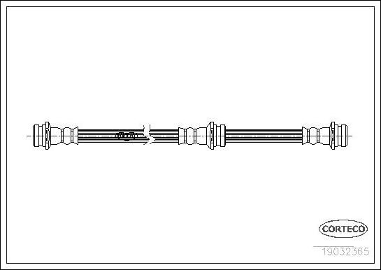 Corteco 19032365 - Flessibile del freno www.autoricambit.com