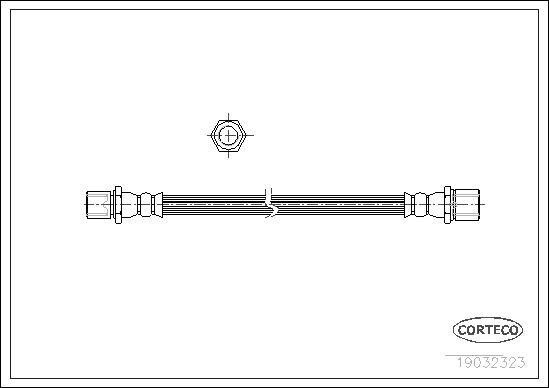 Corteco 19032323 - Flessibile del freno www.autoricambit.com