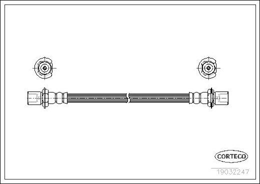 Corteco 19032247 - Flessibile del freno www.autoricambit.com