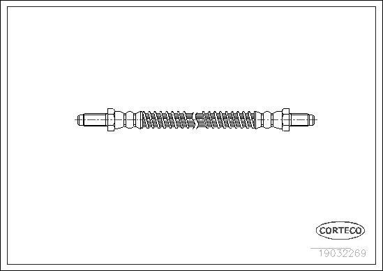 Corteco 19032269 - Flessibile del freno www.autoricambit.com