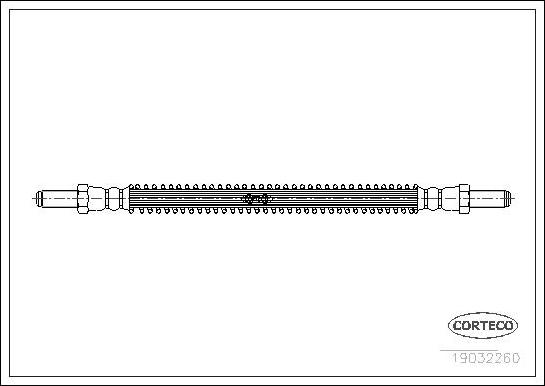 Corteco 19032260 - Flessibile del freno www.autoricambit.com