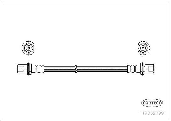 Corteco 19032799 - Flessibile del freno www.autoricambit.com