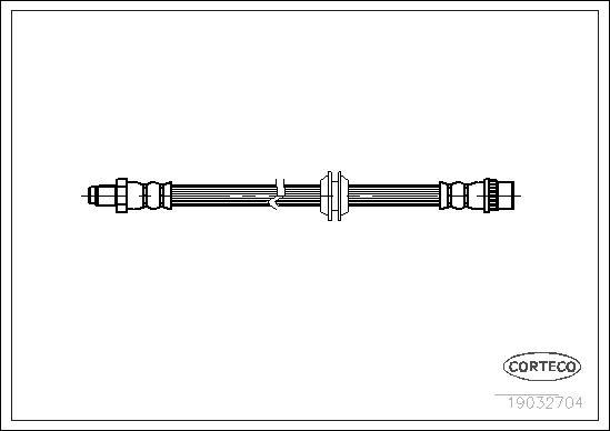 Corteco 19032704 - Flessibile del freno www.autoricambit.com