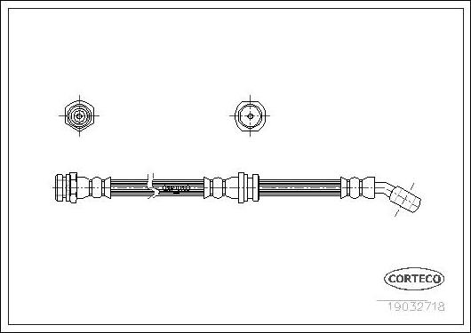 Corteco 19032718 - Flessibile del freno www.autoricambit.com