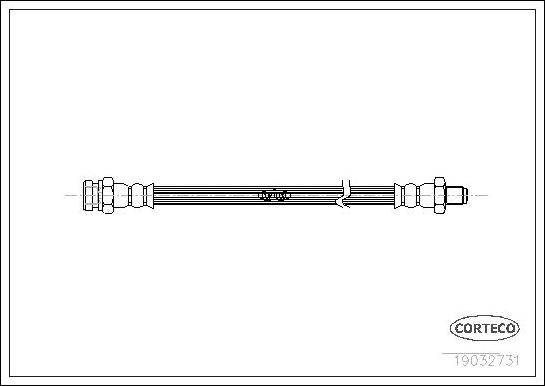 Corteco 19032731 - Flessibile del freno www.autoricambit.com