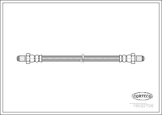 Corteco 19032726 - Flessibile del freno www.autoricambit.com