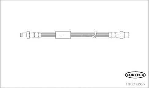 Corteco 19037286 - Flessibile del freno www.autoricambit.com