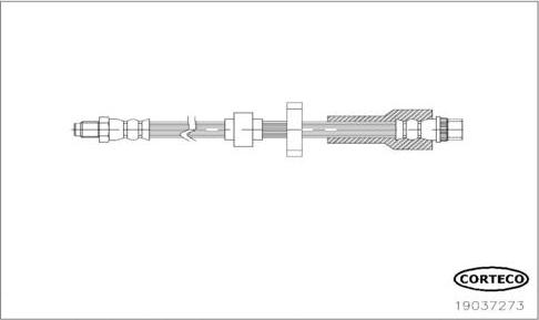 Corteco 19037273 - Flessibile del freno www.autoricambit.com