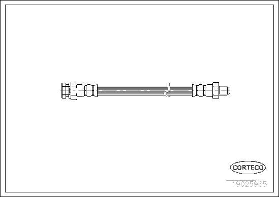 Corteco 19025985 - Flessibile del freno www.autoricambit.com