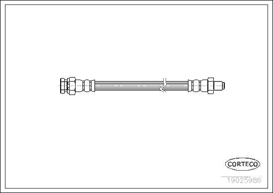 Corteco 19025986 - Flessibile del freno www.autoricambit.com