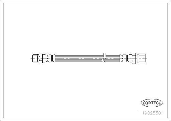 Corteco 19025501 - Flessibile del freno www.autoricambit.com