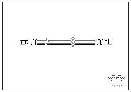 Corteco 19025852 - Flessibile del freno www.autoricambit.com