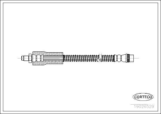 Corteco 19026529 - Flessibile del freno www.autoricambit.com