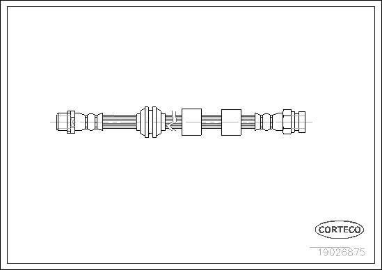 Corteco 19026875 - Flessibile del freno www.autoricambit.com