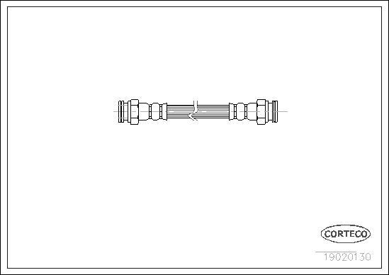 Corteco 19020130 - Flessibile del freno www.autoricambit.com