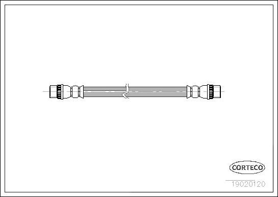 Corteco 19020120 - Flessibile del freno www.autoricambit.com