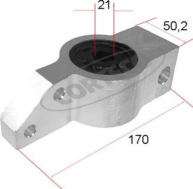 Corteco 80005075 - Silent Block, Supporto Braccio Oscillante www.autoricambit.com